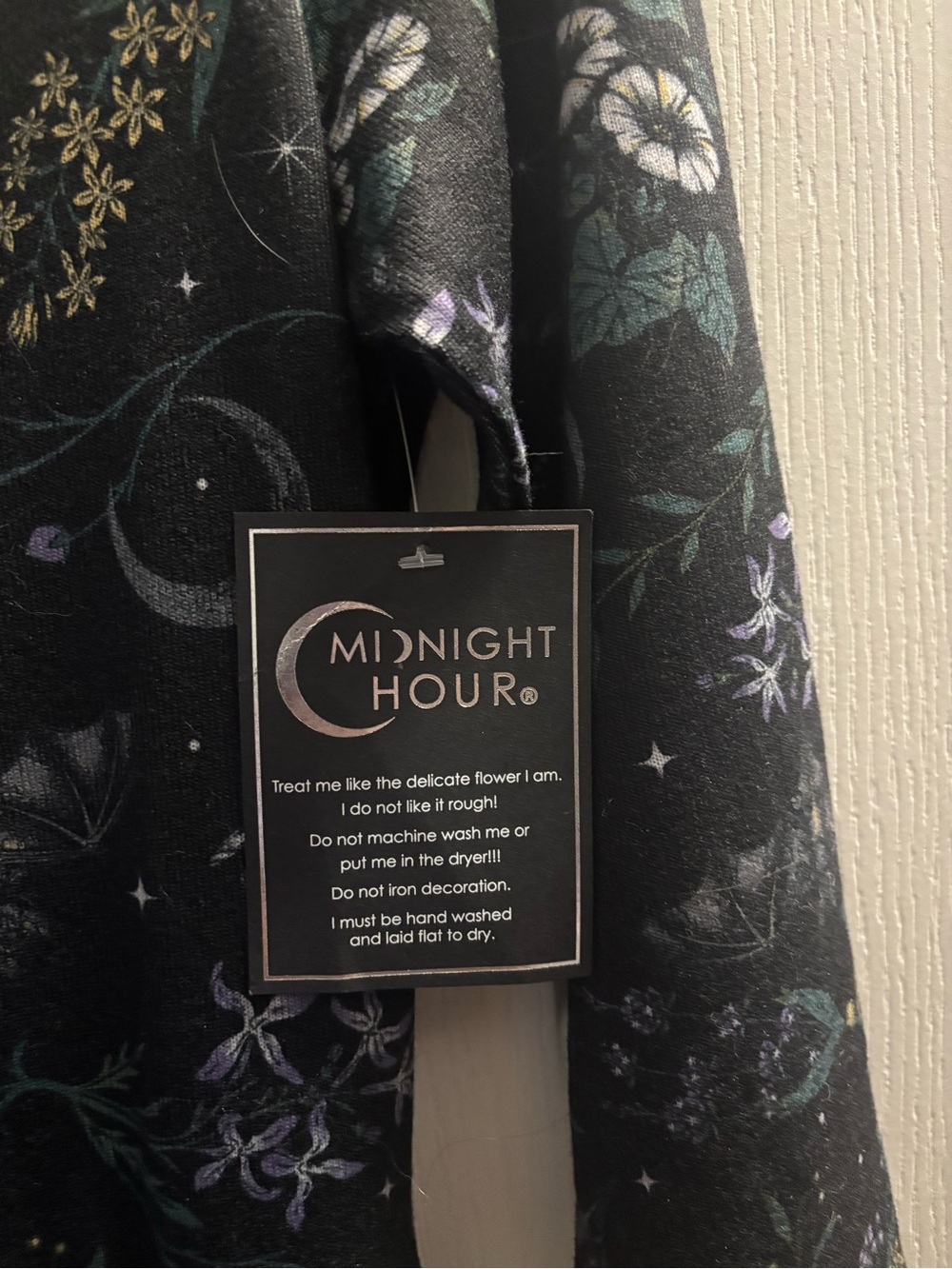 Midnight Hour Bats Garden Henley Maxi Dress - Picture 8 of 13